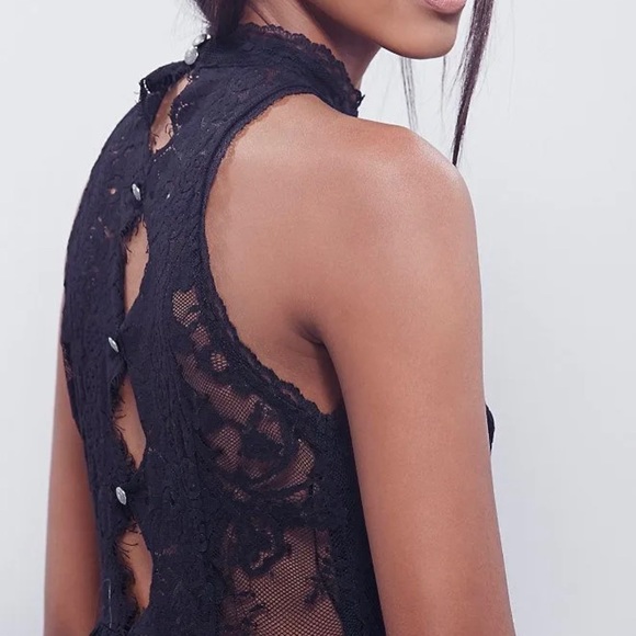 FREE PEOPLE VERUSHKA LACE MINI DRESS    NWT - Picture 6 of 10